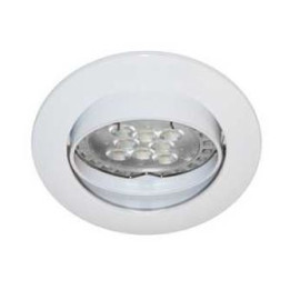 Spot LED KSA1012 R - GU10 - Orientable  - Finition blanc - ref. KSA101204