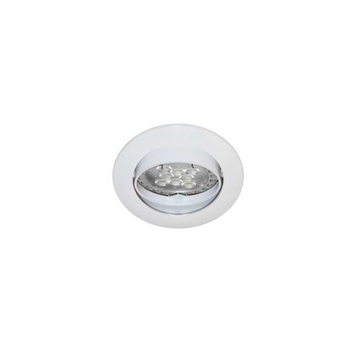 Spot LED KSA1012 R - GU10 - Orientable  - Finition blanc - ref. KSA101204