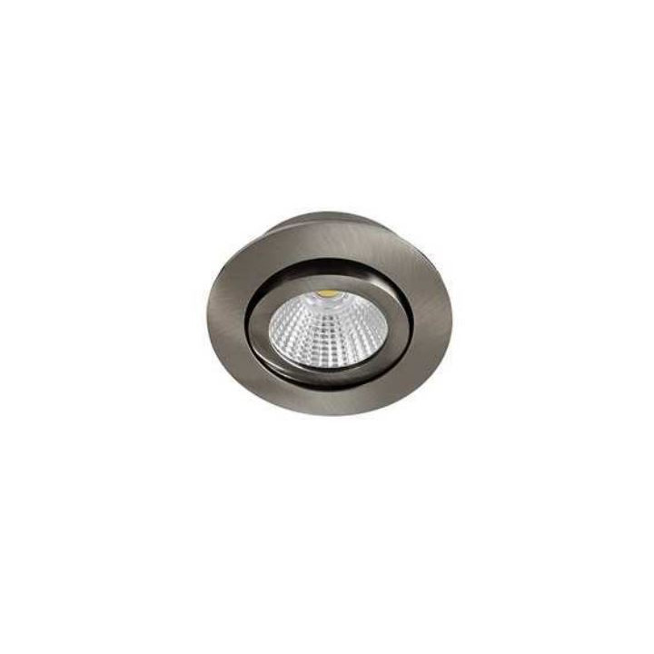Spot LED  Lowy RDX - Orientable - 8W - 600Lm - Rond - Nickel satiné - Dimmable