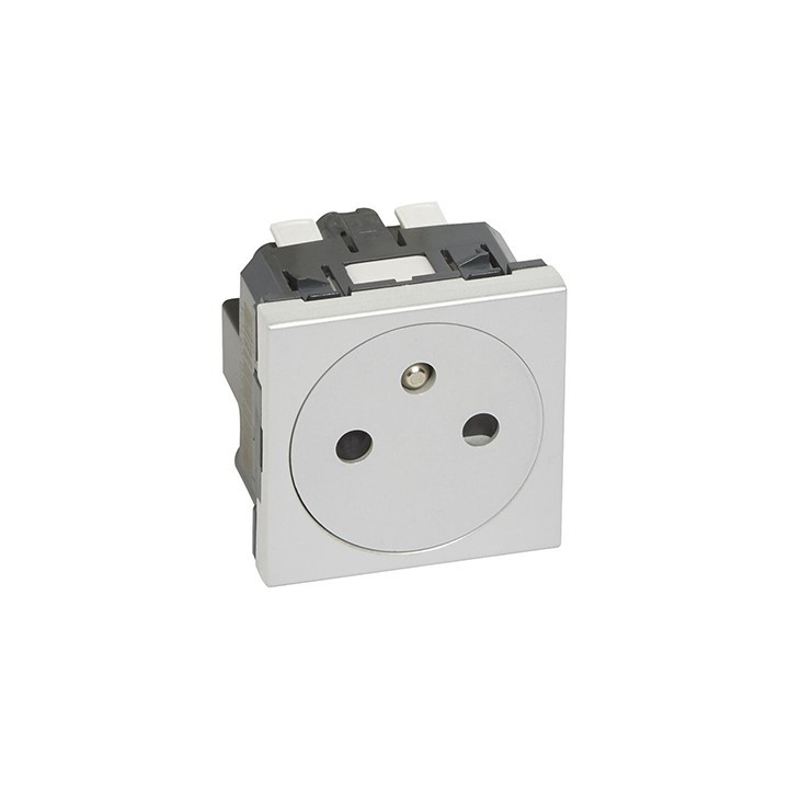 Prise 2P+T Surface Mosaic - 16A - Alu