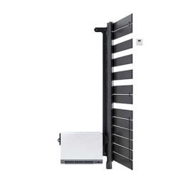 Sèche-serviettes - Régate Twist +Air - 1000+1000W - Blanc - Pivot à gauche - Commande IRS