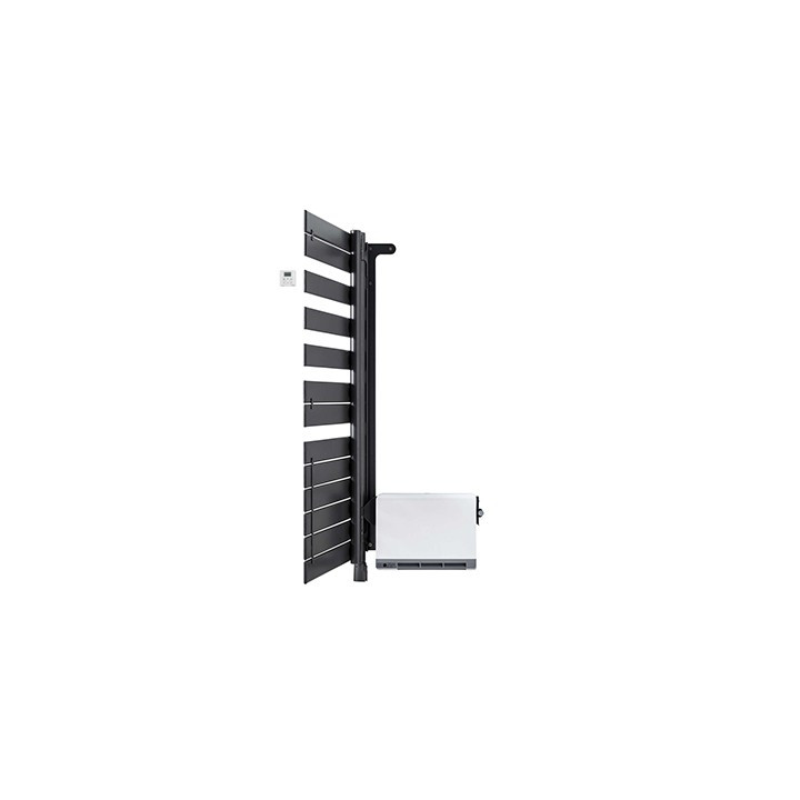 Sèche-serviettes - Régate Twist +Air - 750+1000W - Blanc - Pivot à droite - Commande IRS