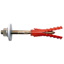 Kit de fixation chauffe-eau - Cheville longue pour polystyrène