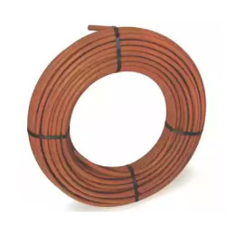 Tube PER - Nu - 13x16mm - Couronne de 80m - Rouge