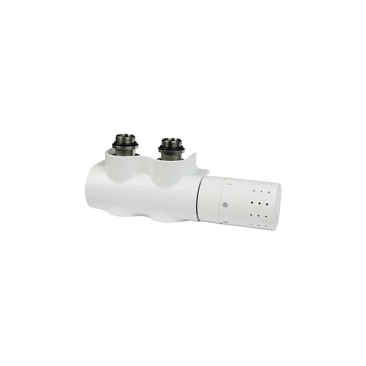 FLEXODESIGN COMAP Blanc Robinet centrale 1/2''+ Sensitive + cache blanc