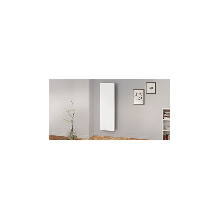 Radiateur Blanc Granit Thermor chaleur douce Equateur 4 - Vertical - 1000W