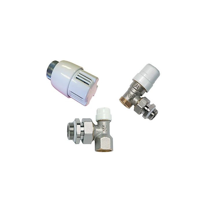 Kit MB Expert robinetterie de chauffage thermostatique 15 x 21 - Fileté mâle