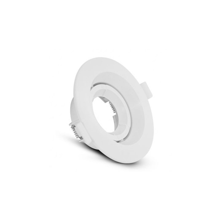 Support de spot Vision EL base luminance - Rond - Orientable -  ∅ 110mm - IP20 - Blanc