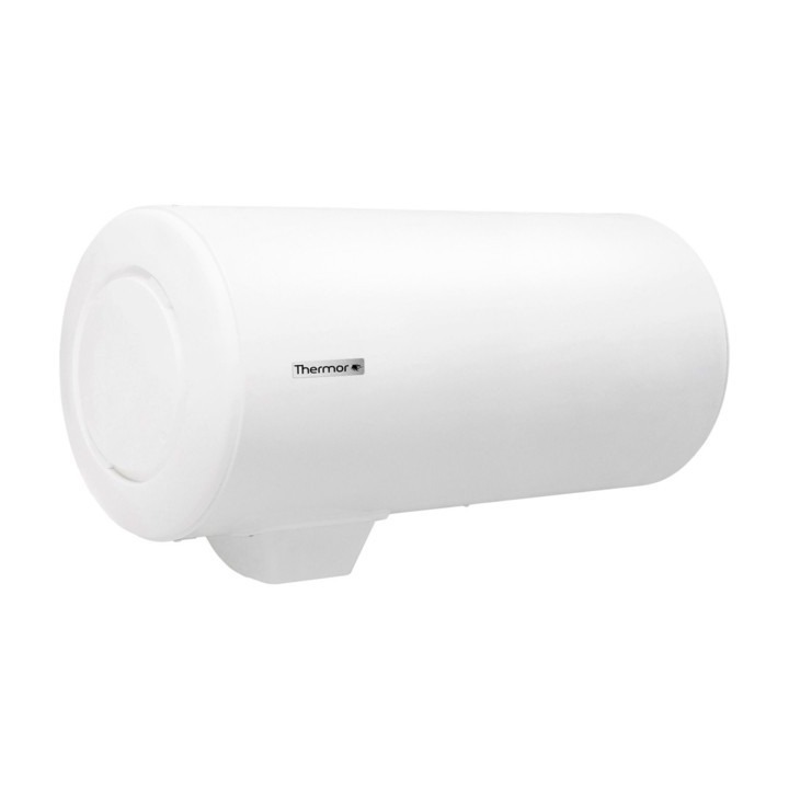 Chauffe-eau électrique Duralis - horizontal - mural - 200L - 2100W  - 505x1475mm - Blanc
