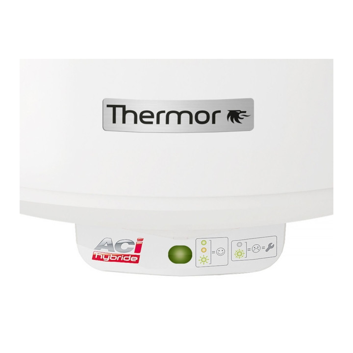 Chauffe-eau électrique DURALIS - horizontal - mural -150L - 1800W - 505x1180mm - Blanc