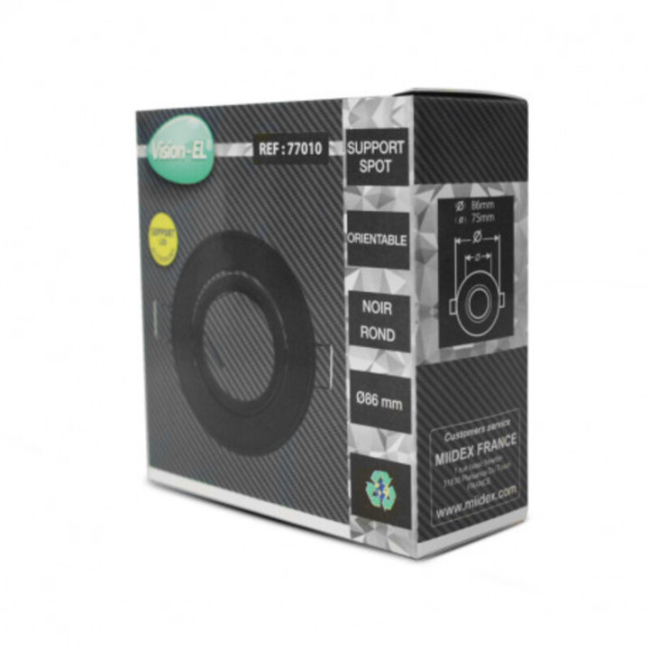Support plafond rond Vision El - conditionnement boite