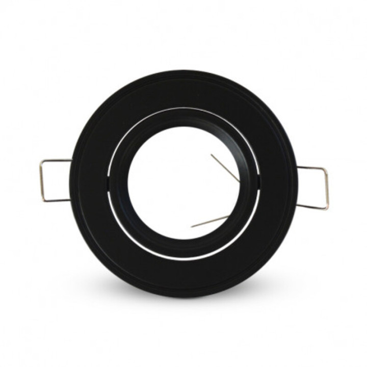 Support plafond rond Vision El - orientable ∅ 86 mm - finition noire