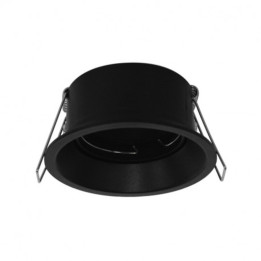 Support de spot rotatif encastrable BBC Vision El - Orientable - Rond - ∅ 85mm - IP20 - Noir