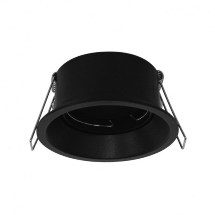 Support de spot rotatif encastrable BBC Vision El - Orientable - Rond - ∅ 85mm - IP20 - Noir