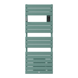 Radiateur sèche-serviettes électrique Riviera 2 - Sans soufflerie - 1000W - Vert eucalyptus