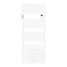 Radiateur sèche-serviettes électrique Riviera 2 - Sans soufflerie - 500W - Blanc satin