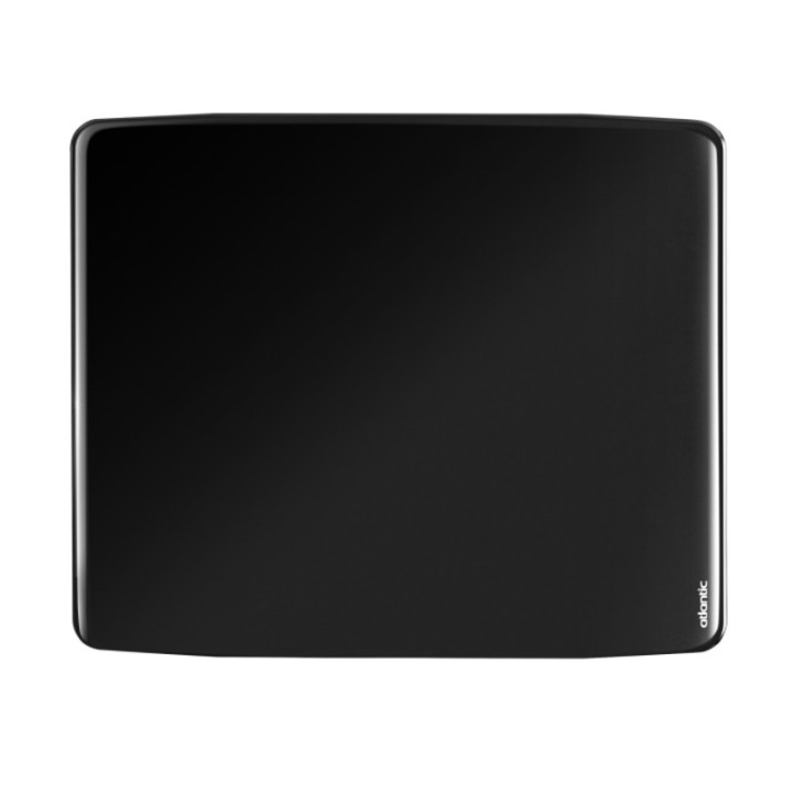 Radiateur électrique Divali Premium connecté - Horizontal - 1500W - Noir brillant