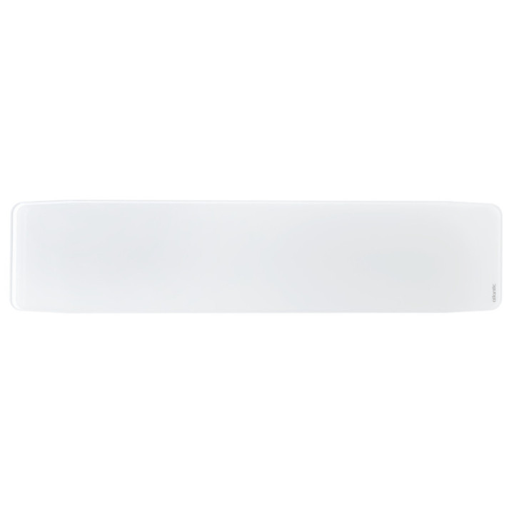 Radiateur électrique Divali Premium connecté - Plinthe - 1500W - Blanc brillant
