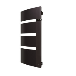 Sèche-serviette Sensium avec système d'enceintes Cabasse® intégré - Vertical - 1750W - Noir - Mat à gauche