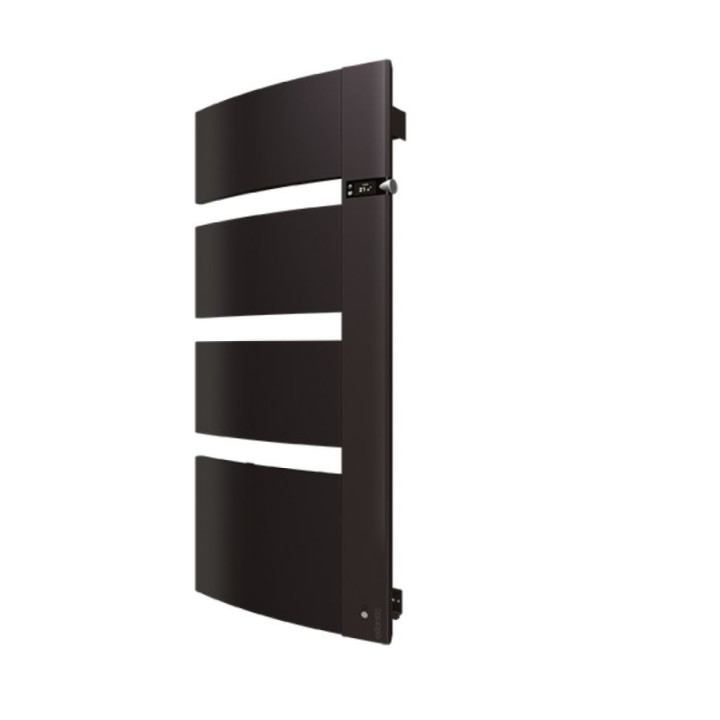Sèche-serviette Sensium avec système d'enceintes Cabasse® intégré - Vertical - 1750W - Noir - Mat à gauche