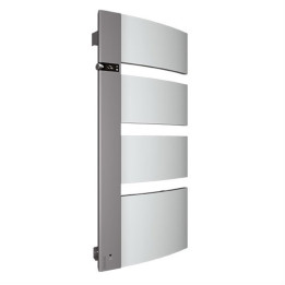 Sèche-serviette Sensium avec système d'enceintes Cabasse® intégré - Vertical - 1750W - Blanc - Mat à gauche