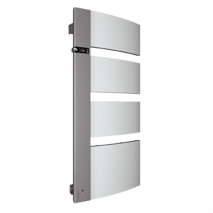 Sèche-serviette Sensium avec système d'enceintes Cabasse® intégré - Vertical - 1750W - Blanc - Mat à gauche