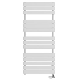 Radiateur sèche-serviettes Adélis eau chaude - 873W - Blanc carat