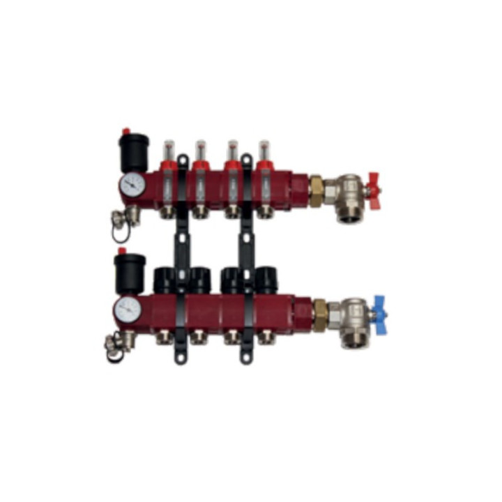 Collecteur Cosypack Modulaire - 3 circuits - pour plancher chauffant