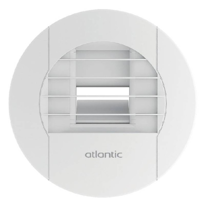 Bouche d'extraction électrique hygroréglable Atlantic - Cuisine - 125 mm - 526454