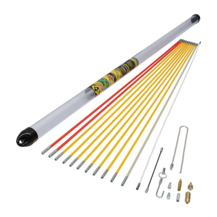 kit de 12 baguettes tire-fils MIGHTY ROD de C.K outillage - T5422