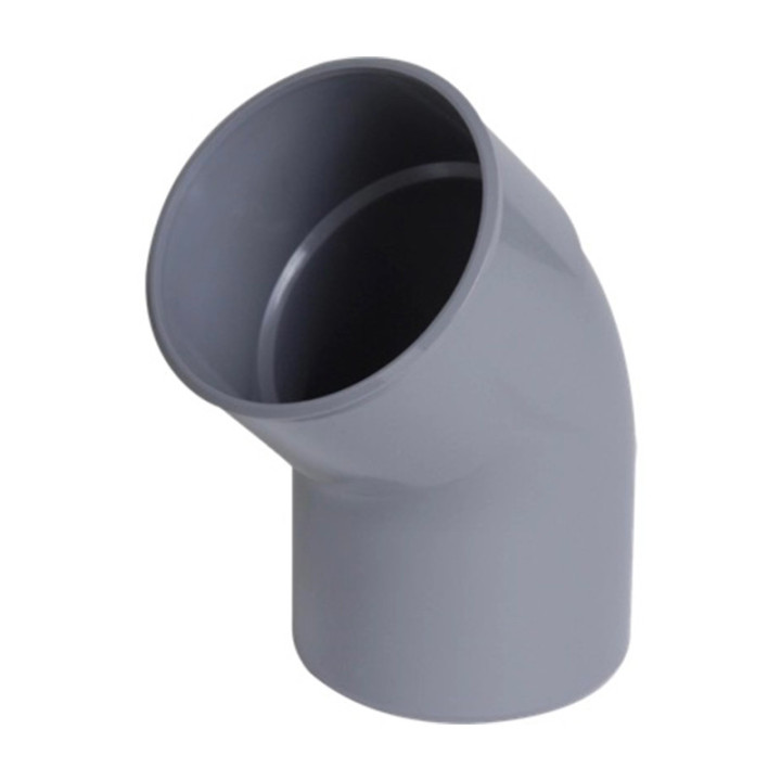 Raccord évacuation - Coude simple - Mâle femelle - 45° - 40mm
