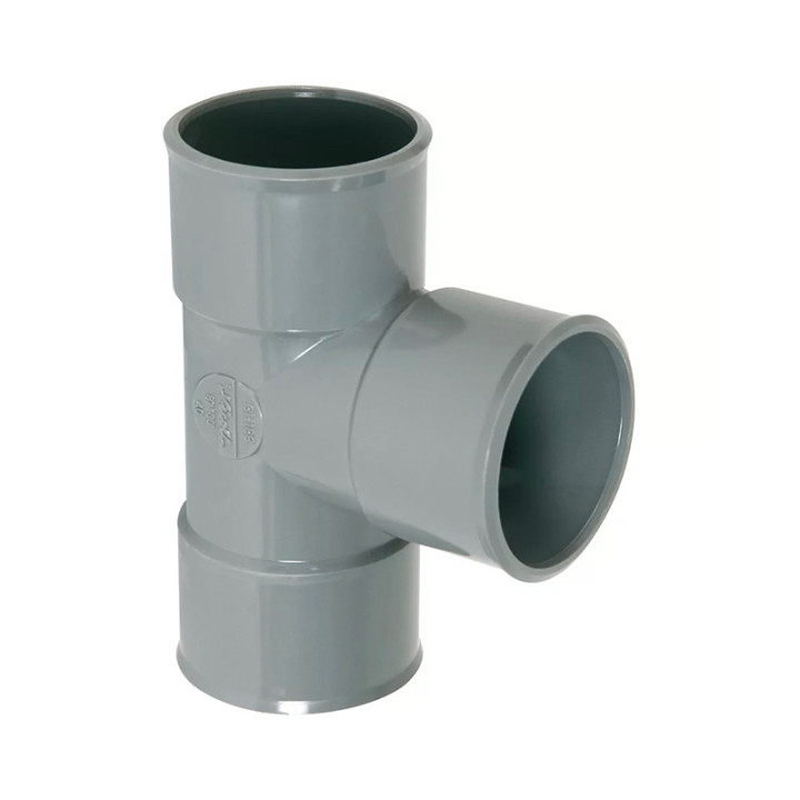 Raccord évacuation culotte simple femelle 87.30° 63mm