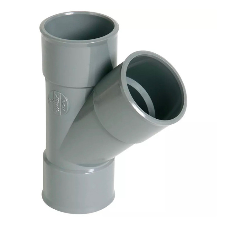 Raccord évacuation culotte simple femelle 45° 80mm