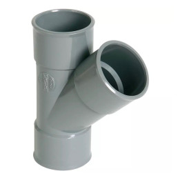 Raccord évacuation culotte simple femelle 45° 125mm