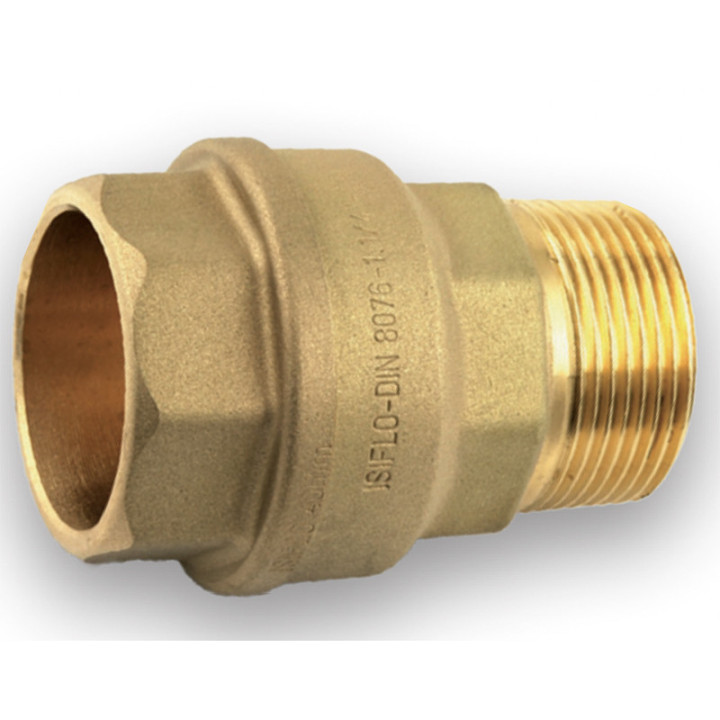 Raccord à compression laiton union mâle 25x3/4