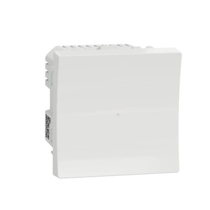 Variateur universel Unica Wiser Schneider - Poussoir -  Zigbee - 45x45mm - Blanc