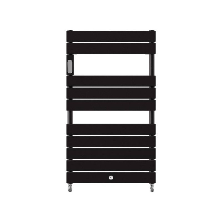 Radiateur sèche-serviettes eau chaude Thermor - Riviera 2 - 495W - Noir carbone