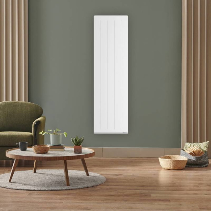 Ambiance Radiateur connecté Nirvana Néo Atlantic - Vertical - 1000W - Blanc