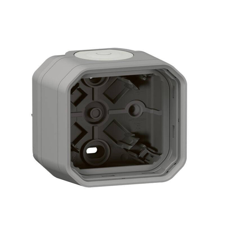 Boîtier étanche Plexo Legrand - Pour montage saillie - 1 poste - Gris - 069651L