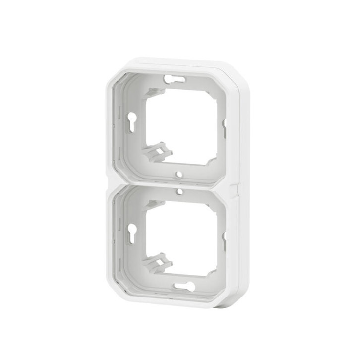 Support de plaque Plexo Legrand - IP55 - 2 postes - Pose horizontale ou verticale