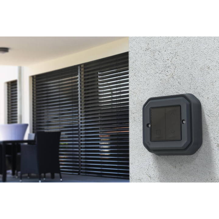 Commande volets roulants Self-e Plexo with Netatmo Legrand - Sans fil et sans pile  - livrée complète et prête à poser