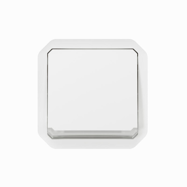 Va-et-vient avec voyant témoin Plexo Legrand - 10AX - IP55 - A composer - Etanche -Blanc