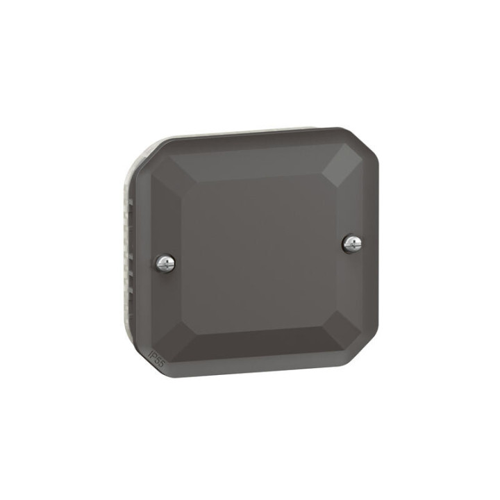 Enjoliveur obturateur étanche Plexo Legrand - IP55 - Anthracite