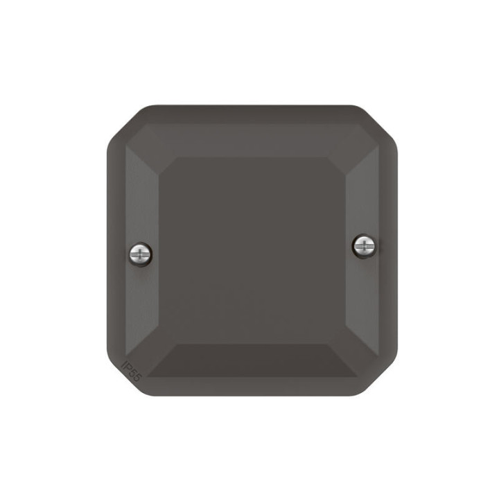 Obturateur étanche Plexo Legrand - IP55 - Avec enjoliveur - anthracite