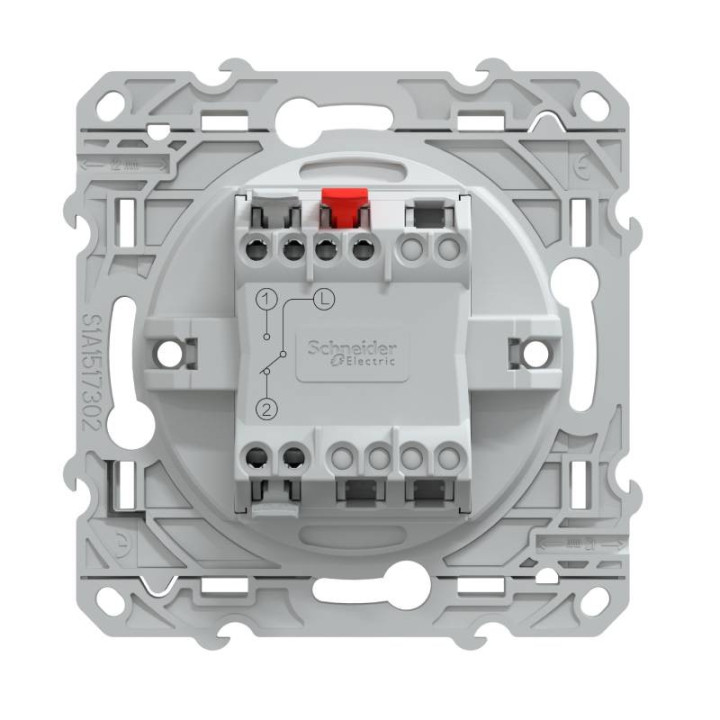Va et vient lumineux ou témoin Ovalis Schneider Electric - 10 AX - connexion par bornes automatiques