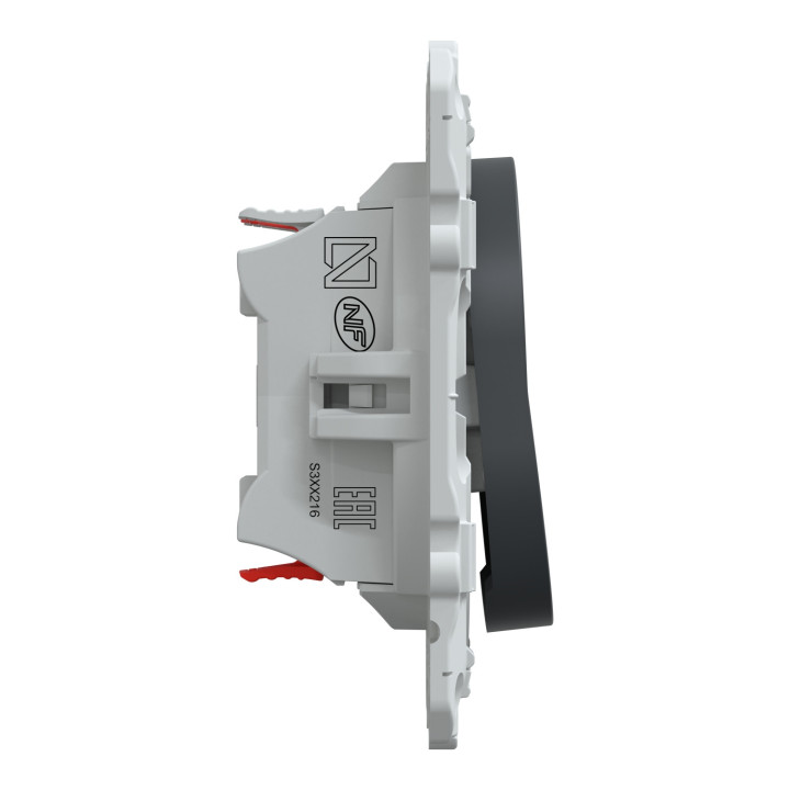 Double poussoir fermeture Ovalis Schneider Electric - faible profondeur