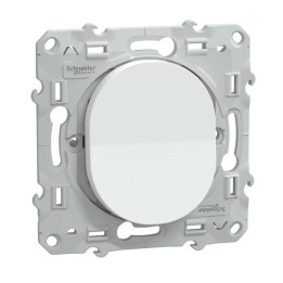 S320204 - Va et vient Ovalis Schneider Electric - 10 AX - 250V - Blanc