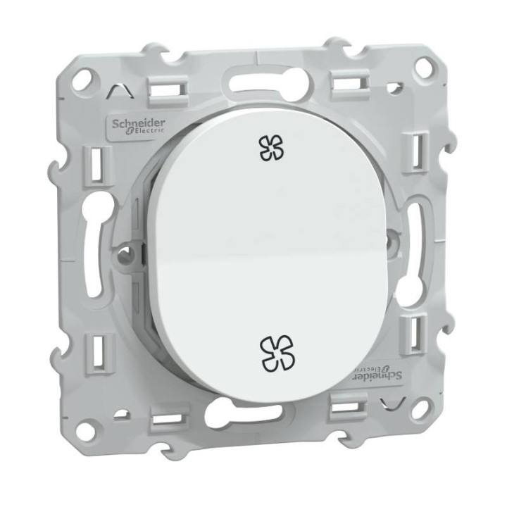 S320236 - Bouton poussoir pour VMC Ovalis Schneider Electric - Sans arrêt