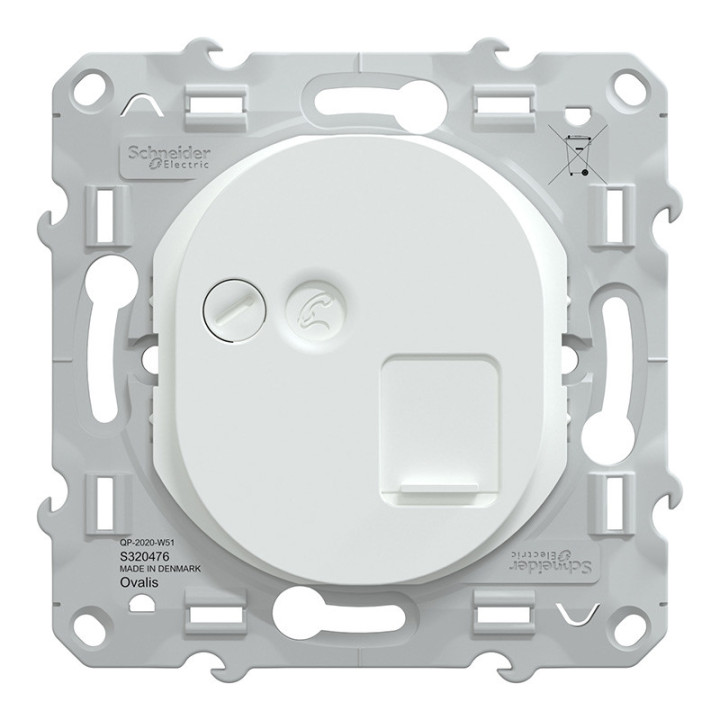 Prise VDI RJ45 Ovalis Schneider Electric - Grade 3