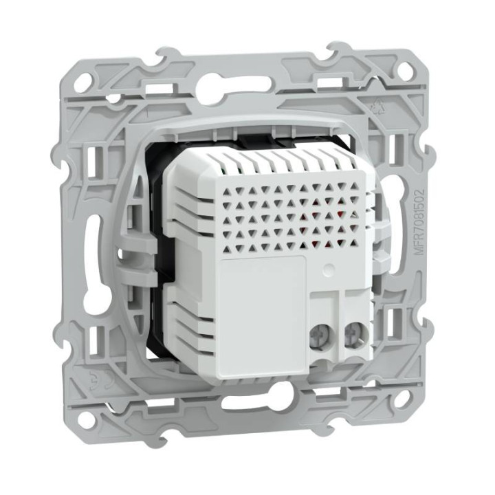 Double chargeur USB A+A Ovalis - livré avec enjoliveur et support de fixation